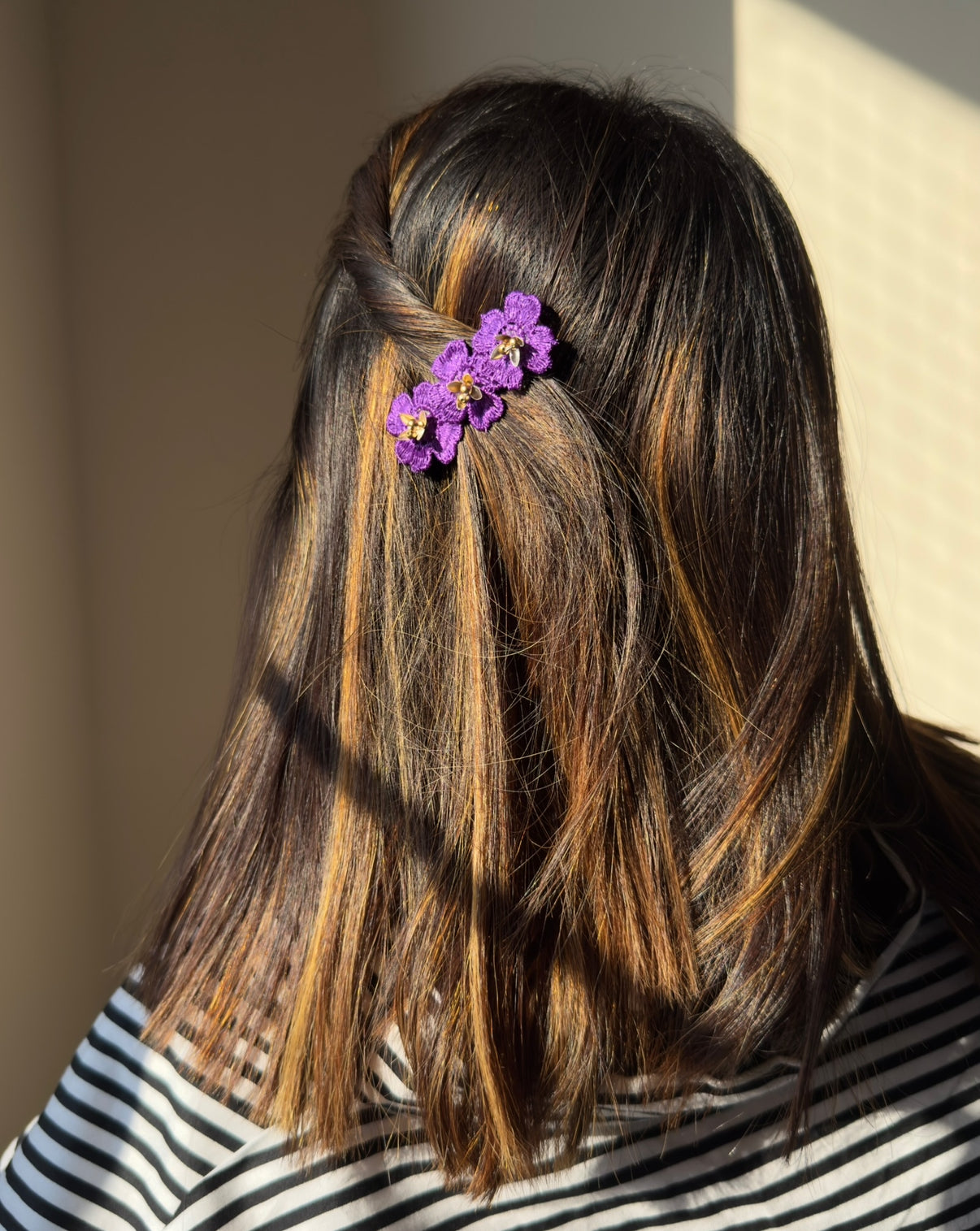 FloraGlow Hair Clip Set Of 6