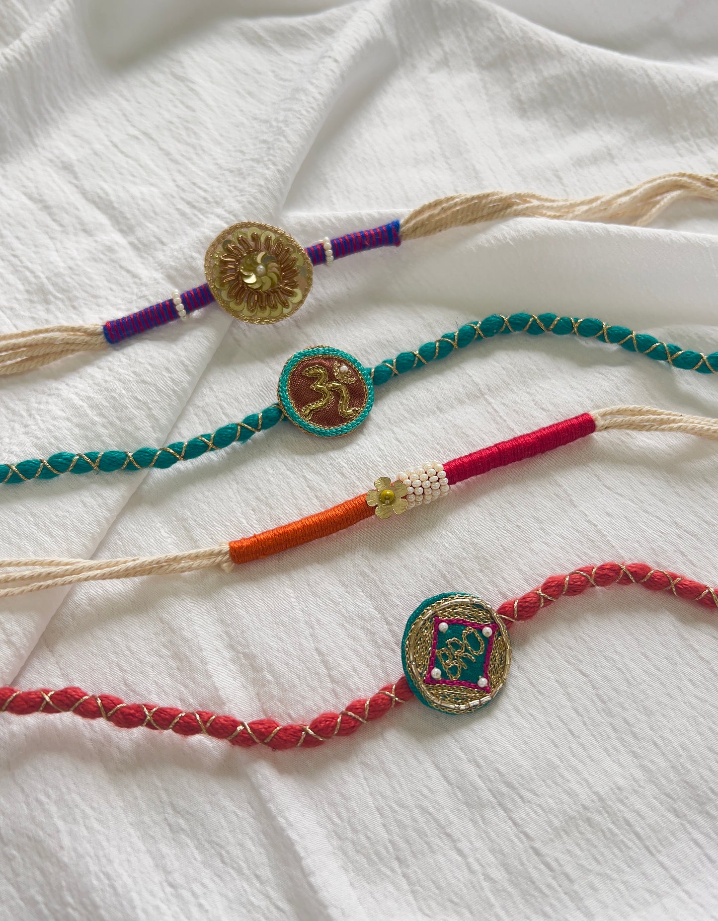 Set Of Four Bhai Rakhi