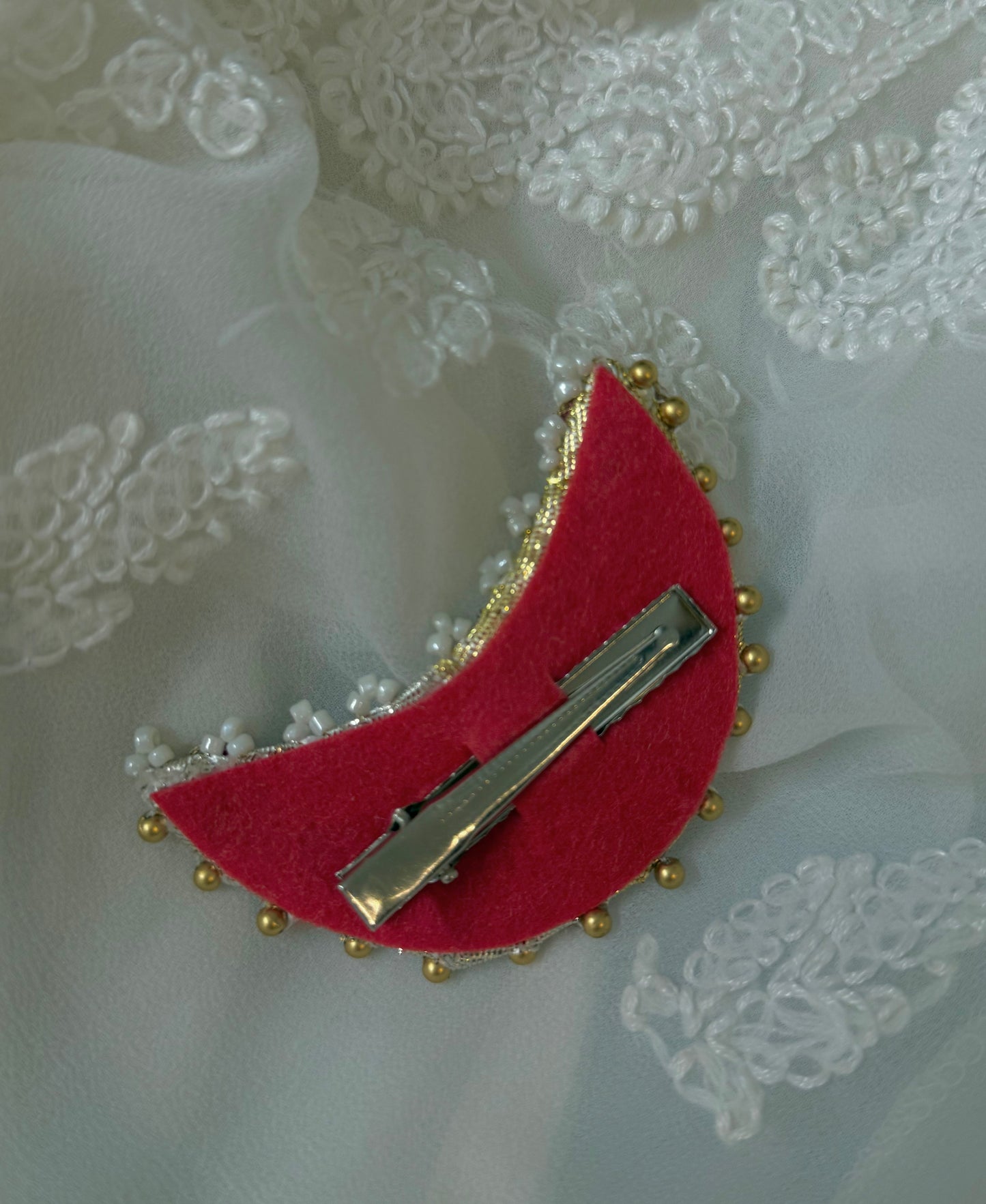 Green Chaandni Hair Clip