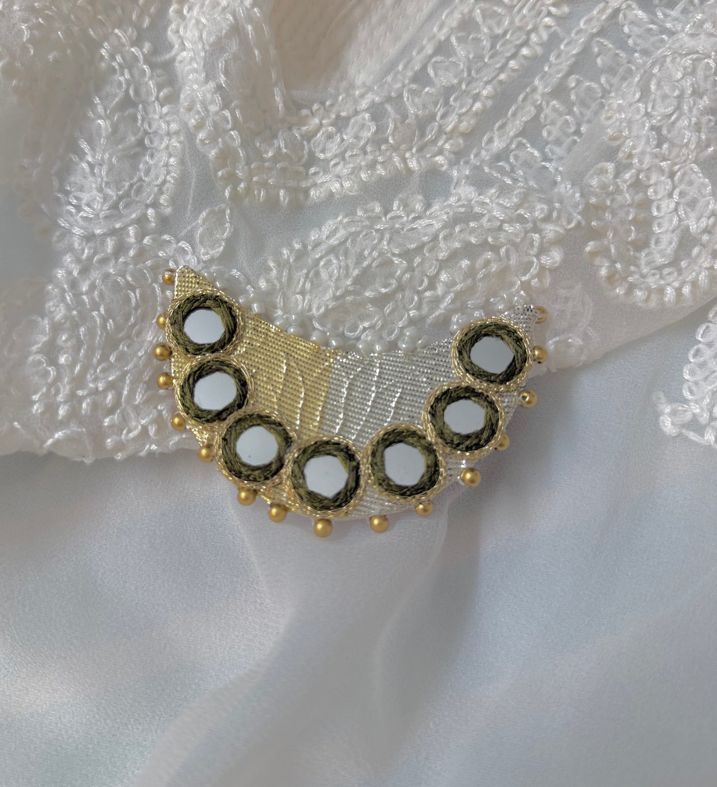 Green Chaandni Hair Clip
