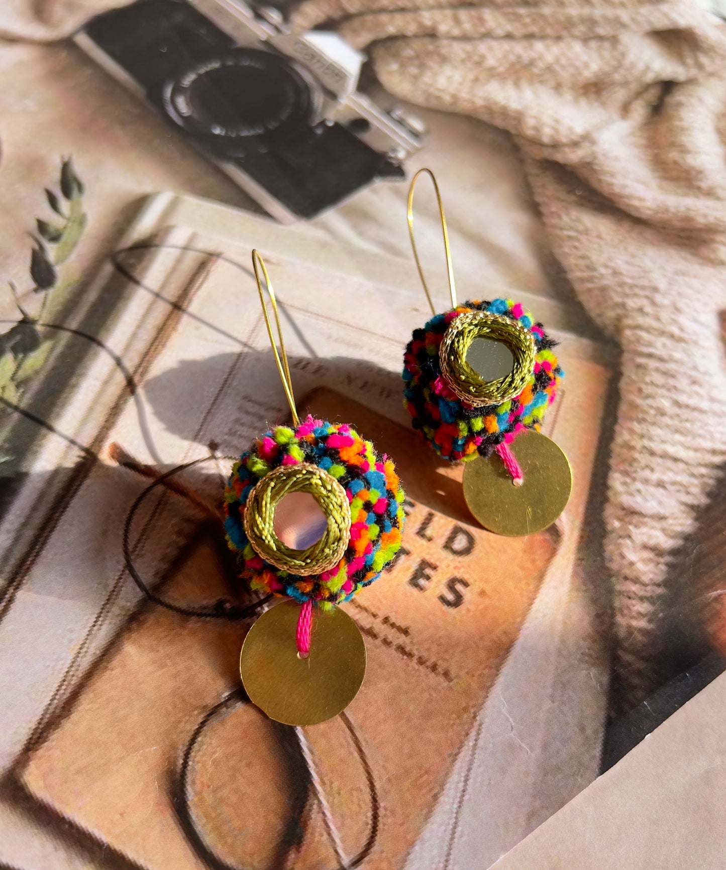 Dazzle Glass Earring