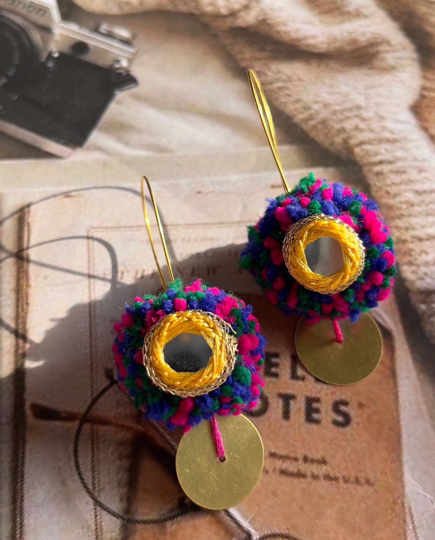 Dazzle Glass Earring