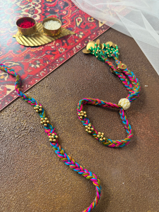 Multi Glow Couple Rakhi