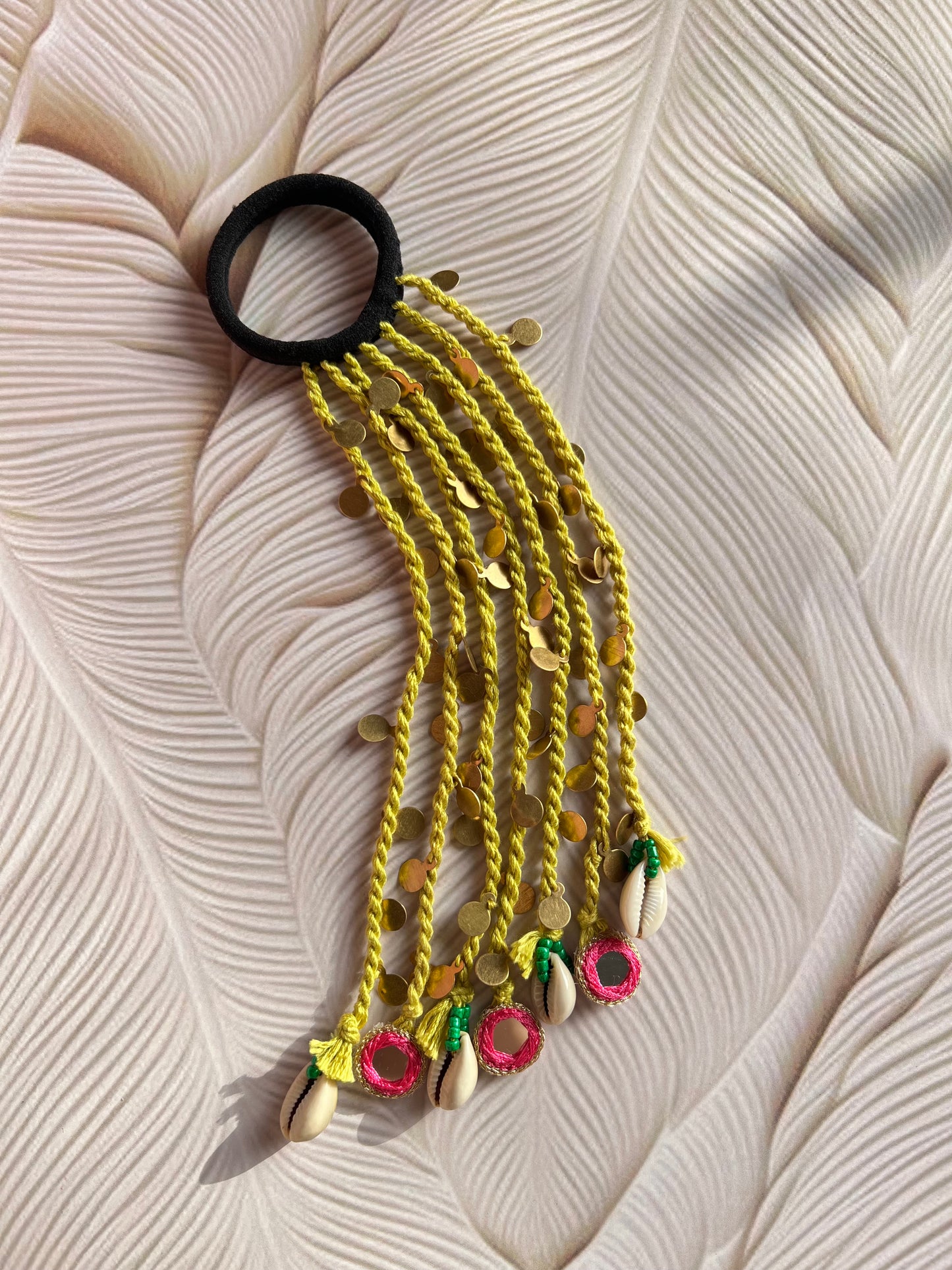 YELLOW “आईना” HAIR BAND