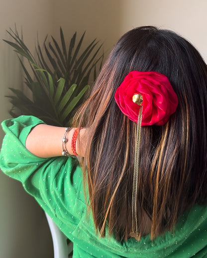 Rosy Blush Hair Clip