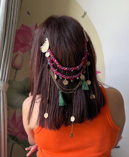 Multi Moon Brooch
