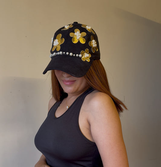Gold Rose Cap