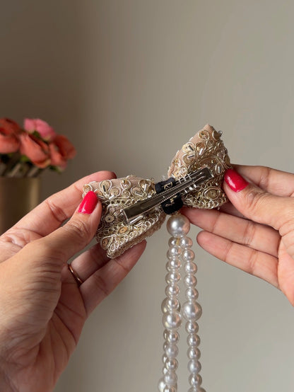 Gulzar  Pearl Bow
