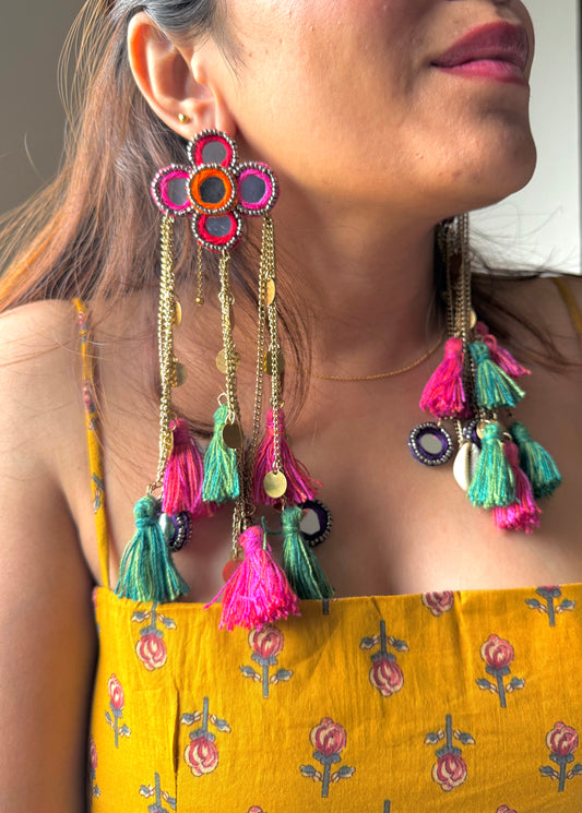 Aaina Jhalar Earring