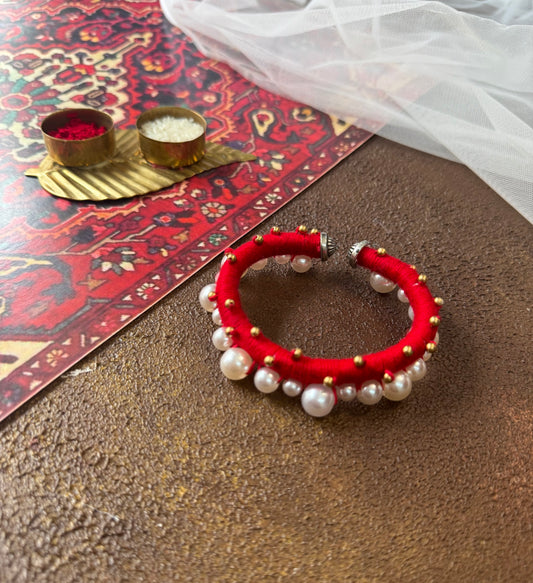 Red Pearl Bhabhi Rakhi